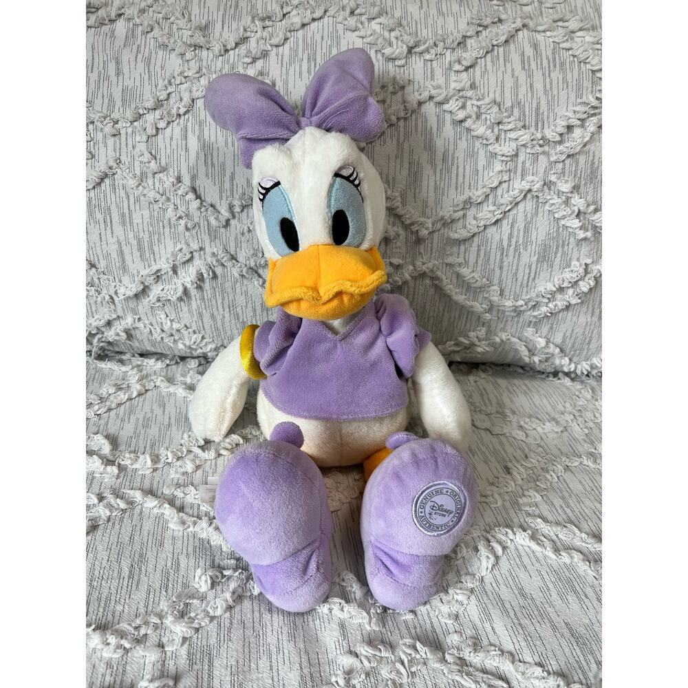 Disney Store Daisy Duck Plush Stuffed Animal Genuine Original Authentic